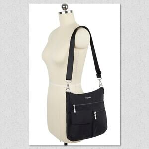 Baggallini Modern Everywhere Slim Crossbody Bag, Travel Friendly, RFID Blocking